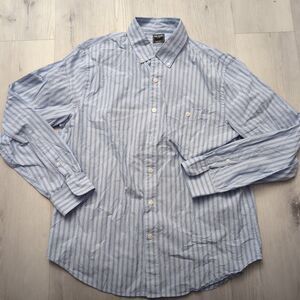 Todd Snyder New York Shirt Men's L Multi Color Striped Button Down Long Sleeve